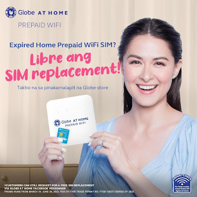 Globe Home Prepaid WiFi SIM replacement