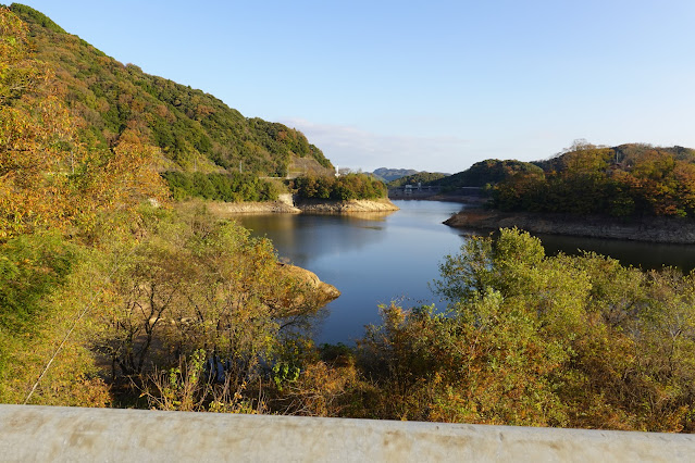 鳥取県西伯郡南部町下中谷 上長田大橋からの眺望