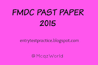 FMDC Past Paper 2015