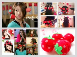 Gulungan Rambut Magic Strawberry Sponge Hair Curler Murah Ikal Tanpa Listrik