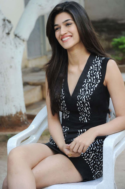 Kriti Sanon Cute Stills Black Dress