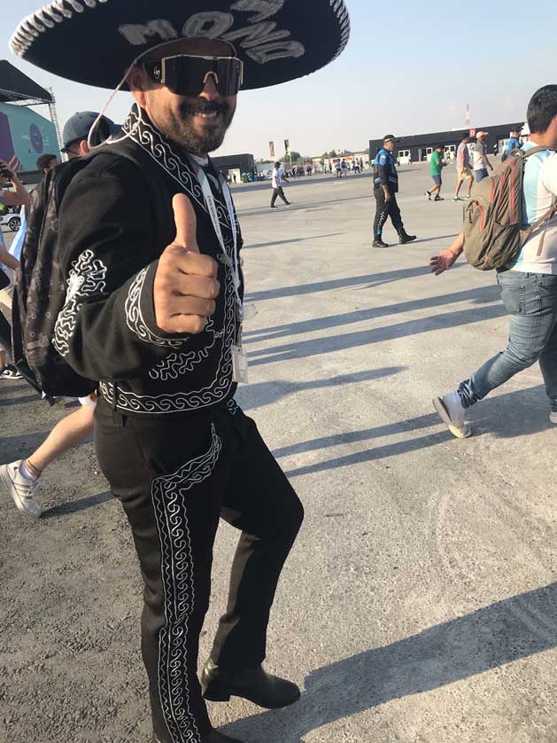 Mexican fan in Qatar.