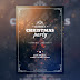 Poster Bokeh christmas party Gratis Psd