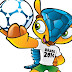 Mascote da copa de 2014 com molde