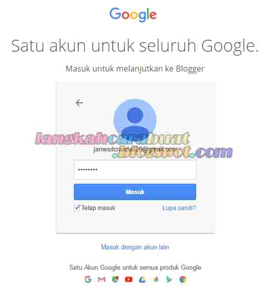 Bagaimana Cara Membuat Blog Baru dan Gratis Di Blogger Terbaru