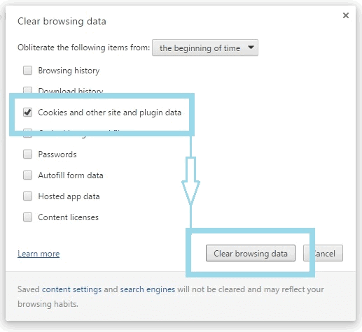 Clear Browser Cookies