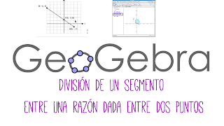 División de un segmento entre una razón dada