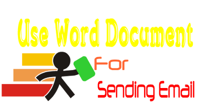 Sending Email by using word document