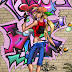 Graffiti Girl Bubble Spray Can