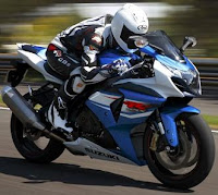 2012 Suzuki GSX-R1000 on the road