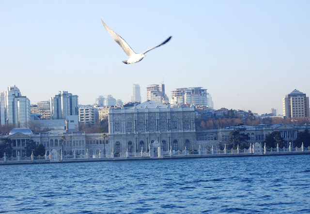 View from a 45 minutes boat travel in the Marmaris sea