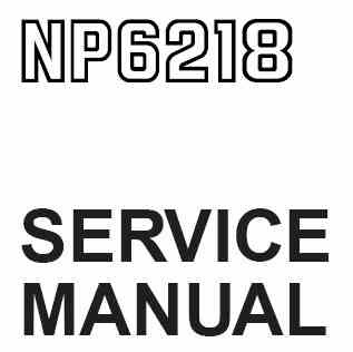 CANON NP6218 SERVICE MANUAL