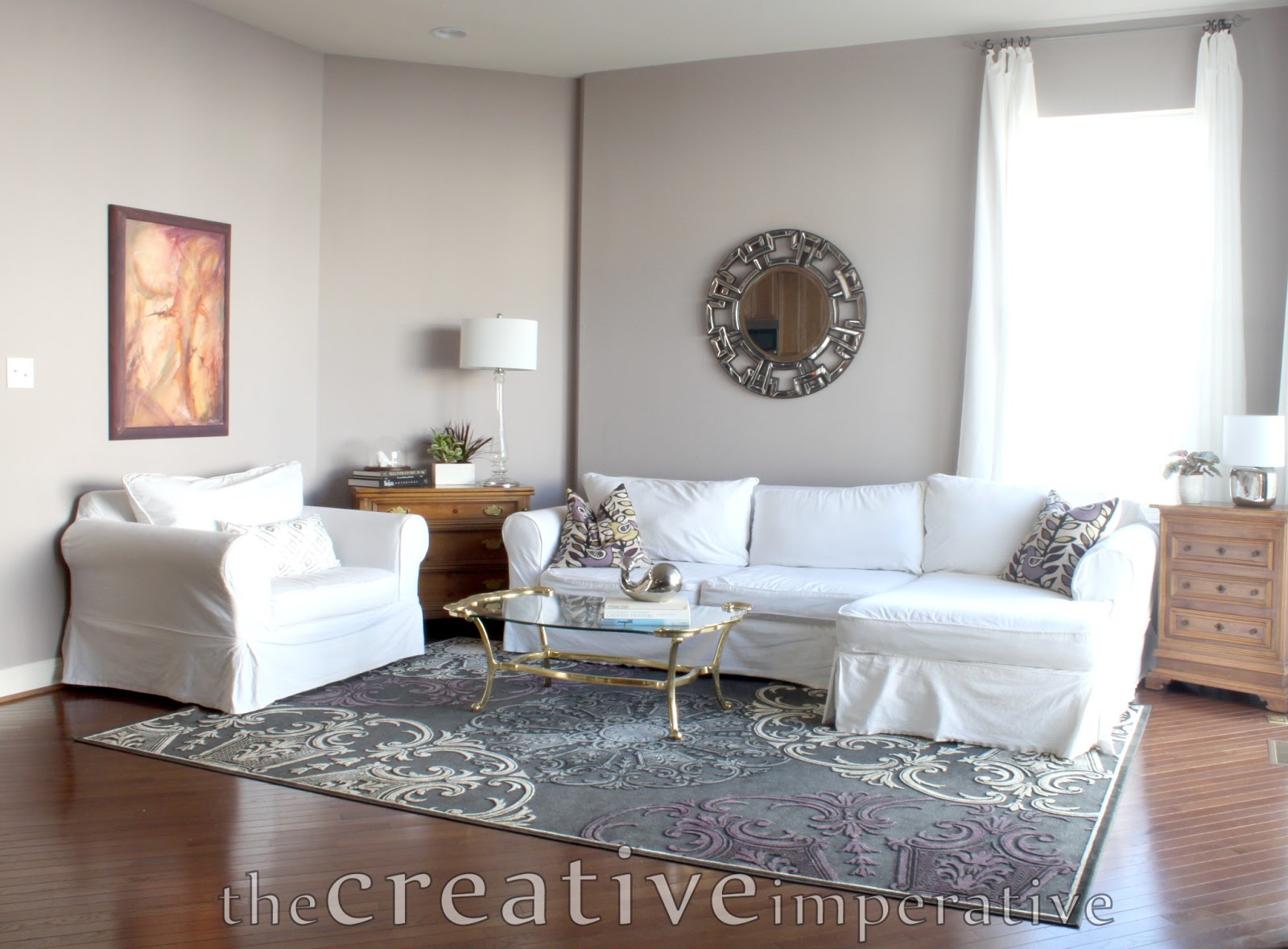Gray and Brown Living Room Ideas