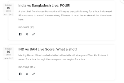 cricket world cup live