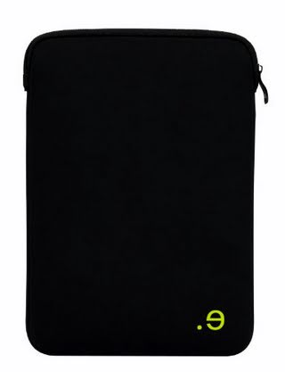 Be-ez LA robe for 13-Inch MacBook Air - Black/Wasabi (100677)