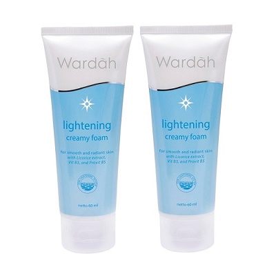 Wardah lightening creamy foam vs gentle wash