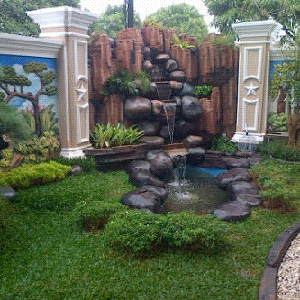 kolam relief - garden style