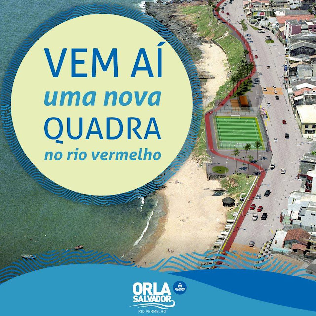 Prefeitura confirma quadra poliesportiva no Rio Vermelho 