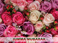 jumma mubarak wallpaper, colorful flowers pic on jumma mubarak 2019