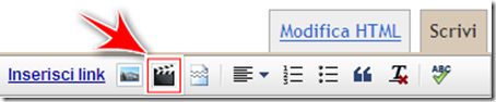 come inserire filmato video computer youtube blogger