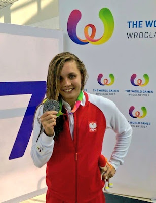 Alicja Tchorz dio la primera medalla en Juegos Mundiales 2017 a Polonia, el país sede.