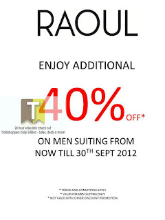 Raoul Johor Premium Outlets Special Sale 2012