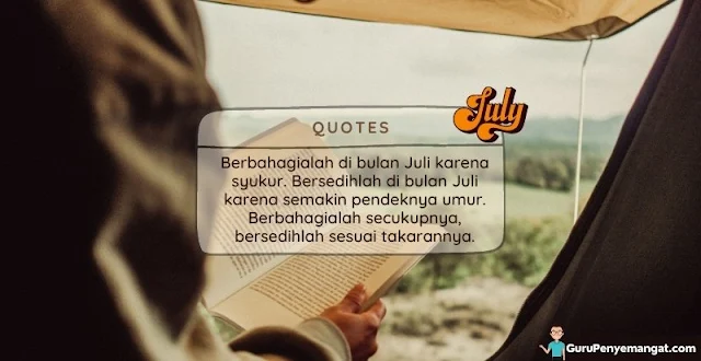 Quotes Mutiara Bulan Juli