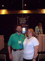 Mark Frantom, Kentucky Insurance Agent, with wife Anita at Kentucky-Tennessee District Kiwanis Convention