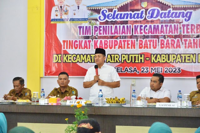 Bupati Batu Bara Melakukan Penilaian Kecamatan Terbaik Tahun 2023