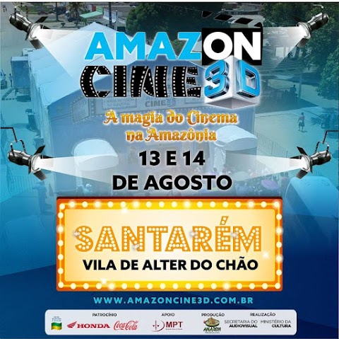 Projeto Amazon Cine 3D traz para Santarém a magia do cinema com sessões gratuitas