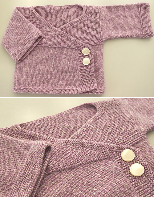 Baby Kimono - Free Knitting Pattern 