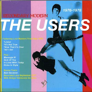 ALBUM:  Secondary Modern 1976 - 1979 de THE USERS