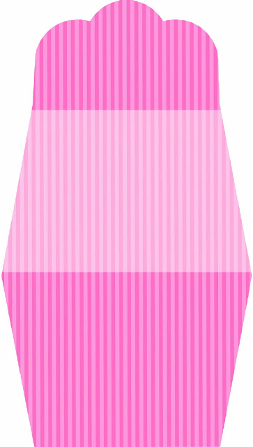 Free Printable Purse Invitations for Pink Stripes.