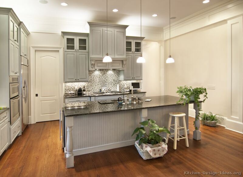 Grey Kitchen Cabinets Gray Walls