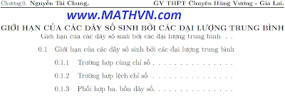 Gioi han day so, dai luong trung binh, boi duong hoc sinh gioi