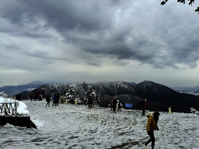 chandragiri snowfall