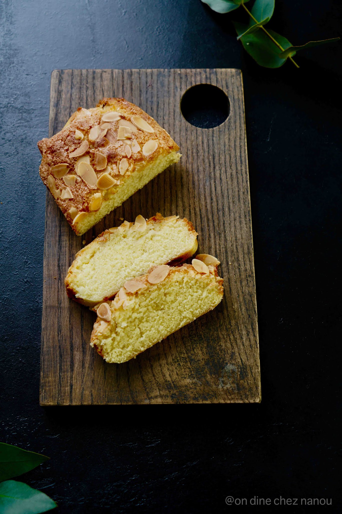 pâte d'amandes , cake danois , crème au chocolat , lait d'amandes , dessert facile