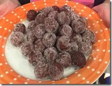 Castagnole ricche al cacao
