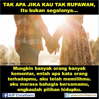  Kata-Kata Romantis Tak Apa Jika Kau Tak Rupawan, Itu Bukan Segalanya