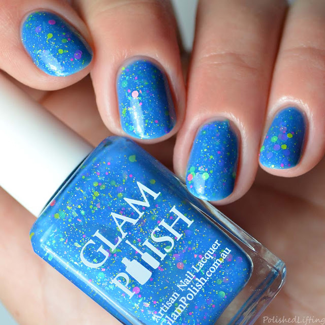 blue jelly nail polish