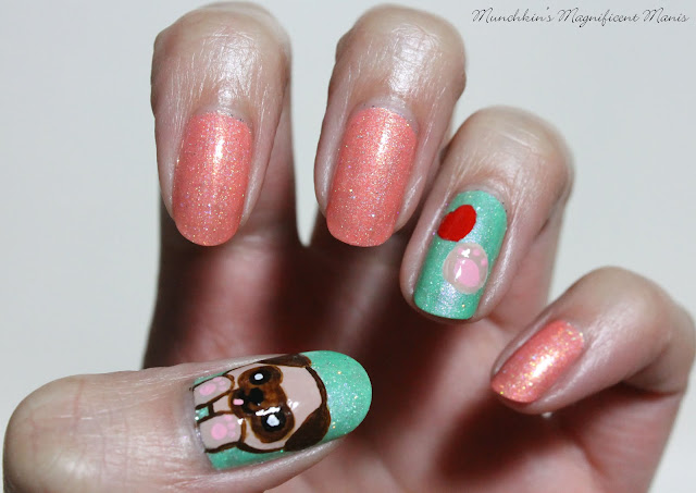 Pug Nail Design 