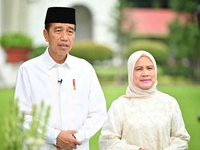 Ini Doa dan Harapan Presiden dan Ibu Iriana Jokowi di Idulfitri 1445 H