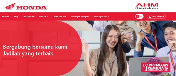 Lowongan Kerja Pegawai Contact Center Controller PT Astra Honda Motor Indonesia