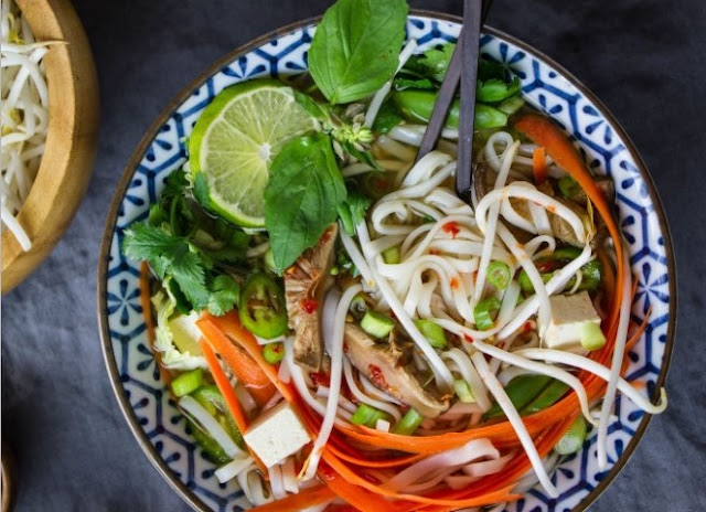 Vegan Pho #vegetarian #dinner