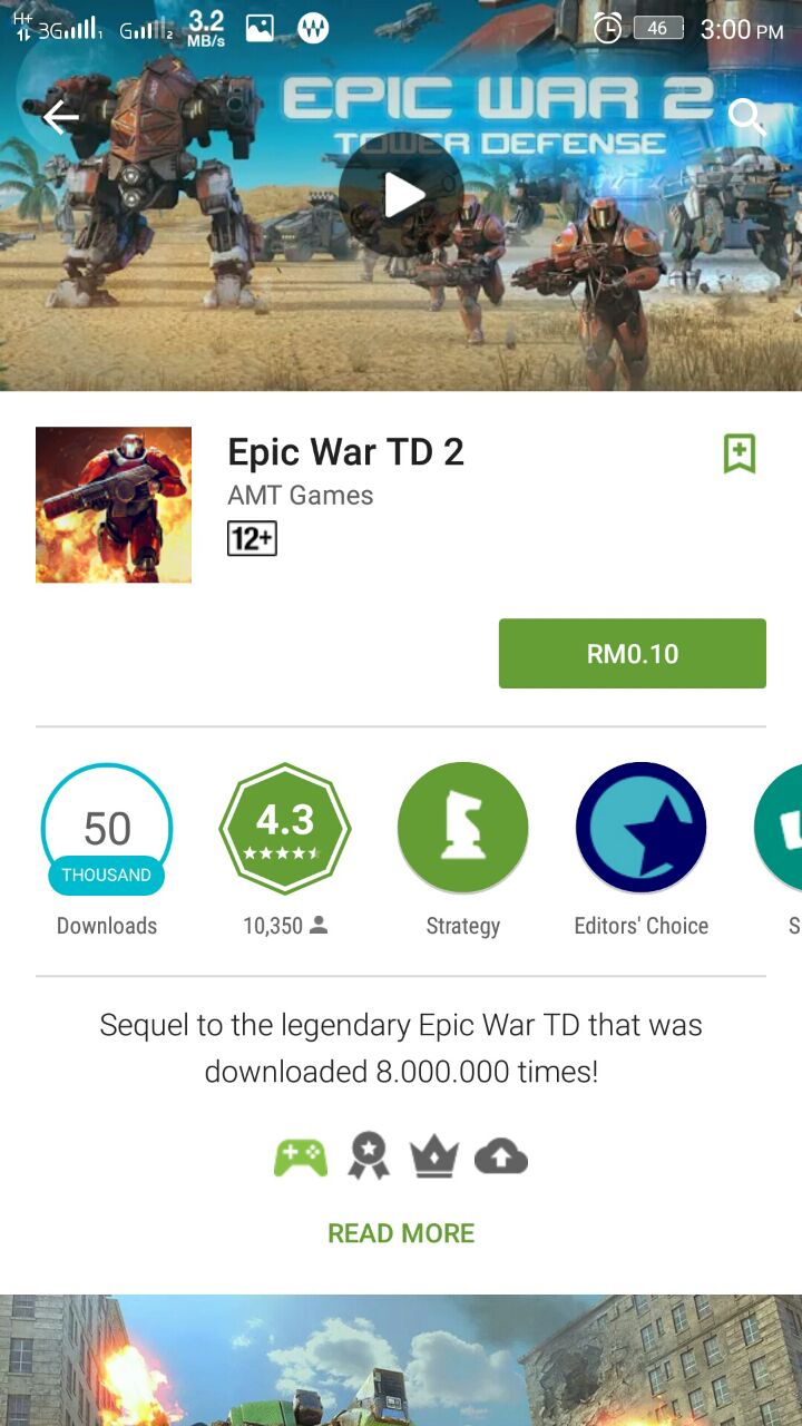 Epic War TD 2 Kini Berharga Sepuluh Sen! (RM0.10)