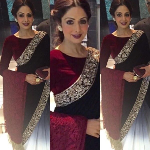 Sridevi Kapoor Half and Half Saree