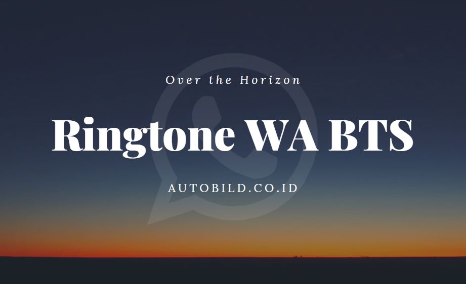 download ringtone wa bts dan cara membuatnya