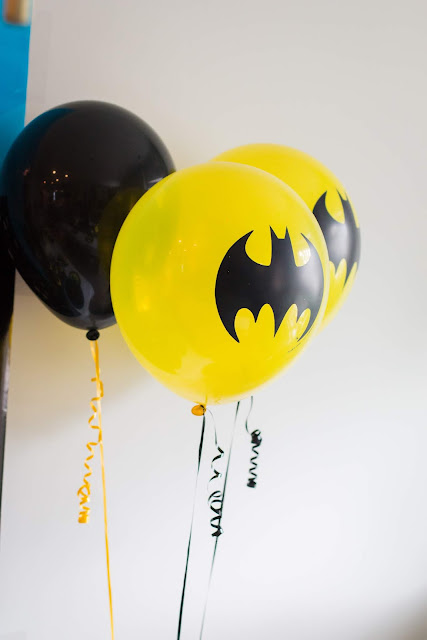 Batman Balloons at a batman party