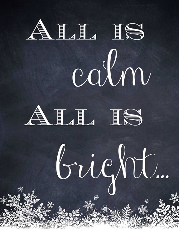 chalkboard christmas printable
