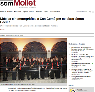 Notícia Som Mollet Santa Cecília